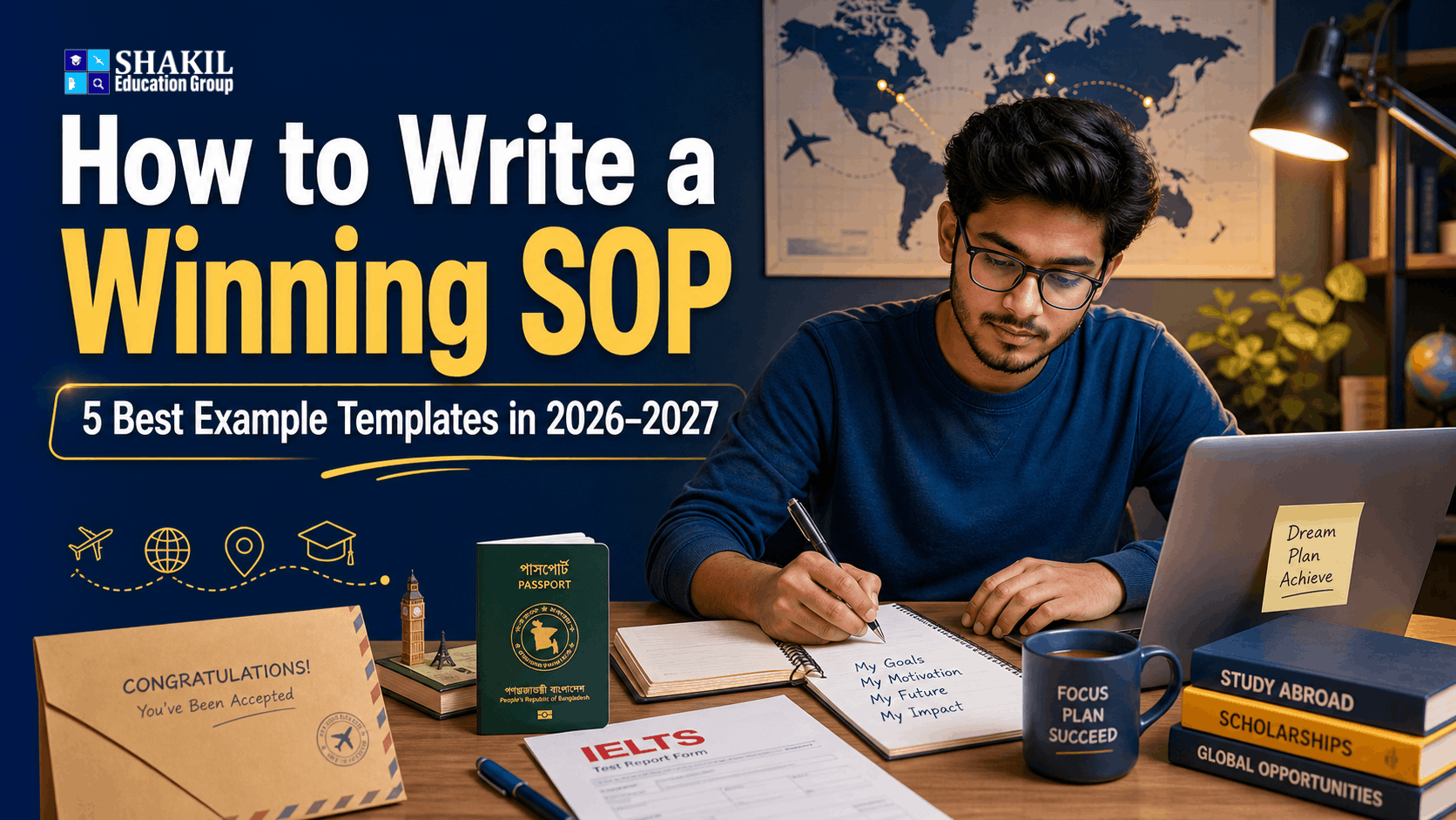 Thumbnail for How to Write a Winning SOP + 5 Best Example Templates in 2026–2027